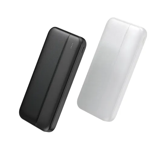 Повербанк РВ-01А, портативное зарядное, внешний аккумулятор Power Bank 10000mAh, 2 usb + type-c, 2.1 A, черный Белый - фото 6