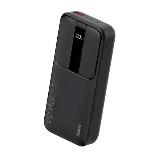 Портативный PowerBank RB-04 10000 мАч с быстрой зарядкой и цифровым дисплеем, черный - фото 5