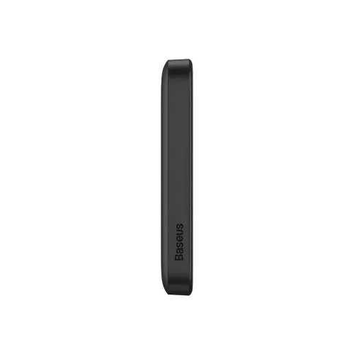Портативный аккумулятор с беспроводной зарядкой PPCX 020001, power bank с индикацией заряда, черный - фото 7