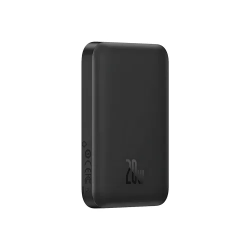 Портативный аккумулятор с беспроводной зарядкой PPCX 020001, power bank с индикацией заряда, черный - фото 5