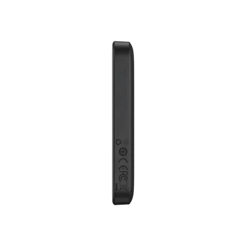 Портативный аккумулятор с беспроводной зарядкой PPCX 020001, power bank с индикацией заряда, черный - фото 8