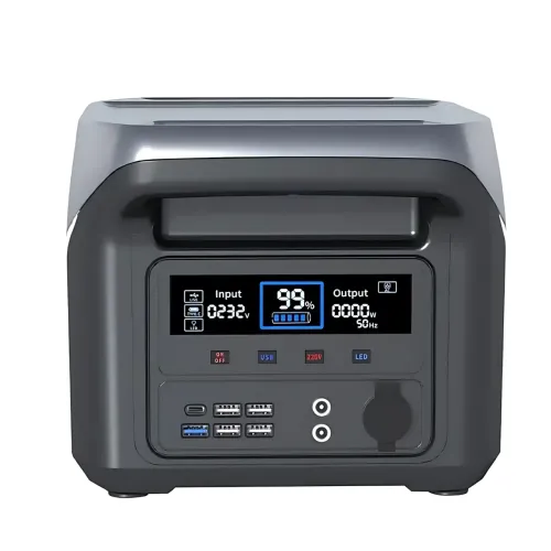 Портативная зарядная станция Sine Power 1000W 25.6V 30A с чистой синусоидой, фонариком и беспроводной зарядкой - фото 3