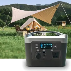 Зарядная станция UKC Sine 800W, 12V 50A, чистая синусоида, 2 USB, 2 Type-C, розетки 220В, беспроводная зарядка