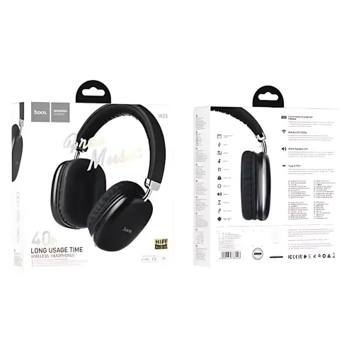 Bluetooth наушники HOCO W35 wireless headphones, беспроводная гарнитура с микрофоном, до 40 часов работы - фото 10