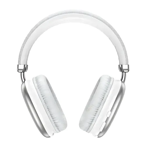 Bluetooth наушники HOCO W35 wireless headphones, беспроводная гарнитура с микрофоном, до 40 часов работы Серебристый - фото 2