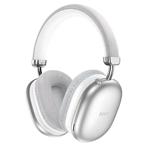 Bluetooth наушники HOCO W35 wireless headphones, беспроводная гарнитура с микрофоном, до 40 часов работы Серебристый - фото 6
