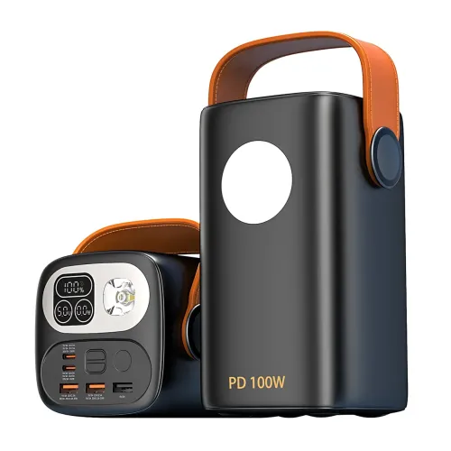 Power Bank REMAX Gutitan Series, 60000mAh, 22.5W PD+QC с двумя Type-C и фонариком - фото 2