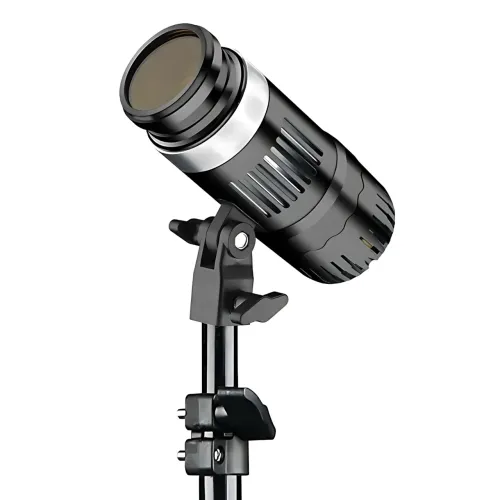 Студійне світло YM-80 — 50 W COB LED, 3200K-6500 K, з пультом і кольоровими фільтрами - фото 2