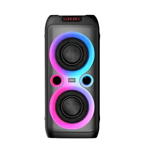 Портативна Bluetooth-колонка TTD-2809 8.52 з дротовим мікрофоном і RGB-підсвіткою - фото 3