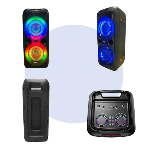 Портативна Bluetooth-колонка TTD-2809 8.52 з дротовим мікрофоном і RGB-підсвіткою - фото 5