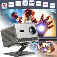 Проектор M10 4K Android 12, мини проектор Wi-Fi/Bluetooth, 2.4G+5G, 200 дюймов, со встроенными динамиками