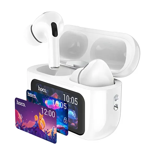 Беспроводные Bluetooth наушники HOCO EW72 в кейсе, с гарнитурой и LCD-дисплеем - фото 2