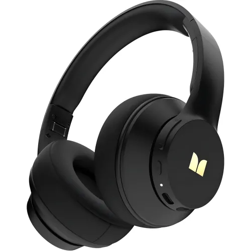 Накладні Bluetooth-навушники Monster Mission 100 з активним шумозаглушенням, ігрова гарнітура, чорний - фото 2