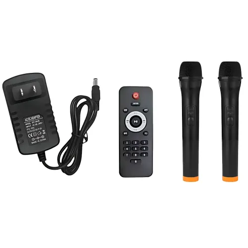 Портативна Bluetooth-колонка TTD-1002 — стереозвук 40 Вт, 2 мікрофони, пульт д/у, USB/FM/AUX/TF-карти - фото 8