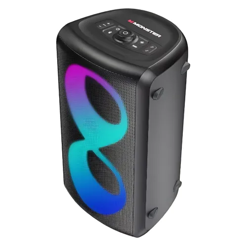 Monster Cycle MS22138, динамик с RGB-подсветкой, Bluetooth 5.1, 80 Вт, IPX4, АКБ 4000 мАч, с 2 микрофонами - фото 3