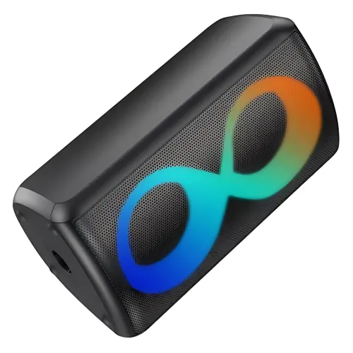 Monster Cycle MS22138, динамик с RGB-подсветкой, Bluetooth 5.1, 80 Вт, IPX4, АКБ 4000 мАч, с 2 микрофонами - фото 4