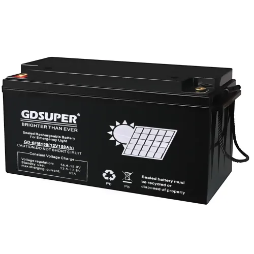 Гелиевый аккумулятор 12V 150AH GDSUPER, аккумулятор глубокого разряда GD-12V150AH ​​для аварийного освещения - фото 3