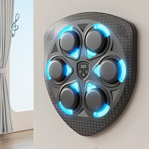 Інтерактивна боксерська пластина Shield Six Target, груша для фітнесу, бокса з RGB-підсвіткою й музикою - фото 9