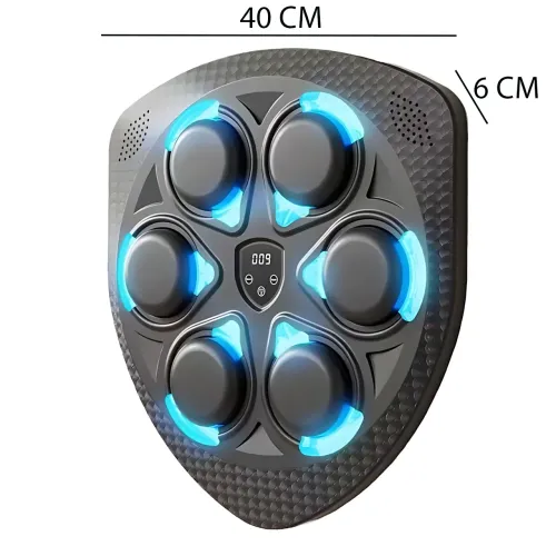 Інтерактивна боксерська пластина Shield Six Target, груша для фітнесу, бокса з RGB-підсвіткою й музикою - фото 7