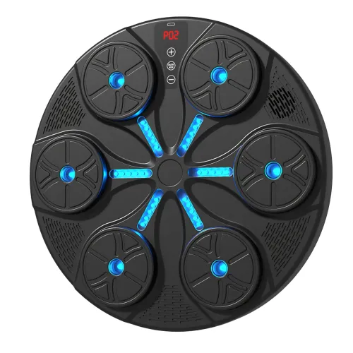 Боксерська мішень з RGB-підсвіткою і музикою — 350 мм, Bluetooth, LED-дисплей - фото 2