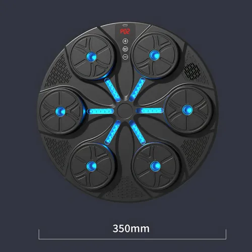 Боксерська мішень з RGB-підсвіткою і музикою — 350 мм, Bluetooth, LED-дисплей - фото 9