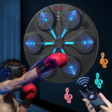 Боксерська мішень з RGB-підсвіткою і музикою — 350 мм, Bluetooth, LED-дисплей