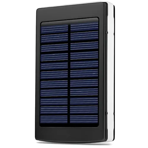 Металевий POWER BANK 90000mah (реальний 4800) із сонячною зарядкою і яскравим LED-ліхтариком - фото 3