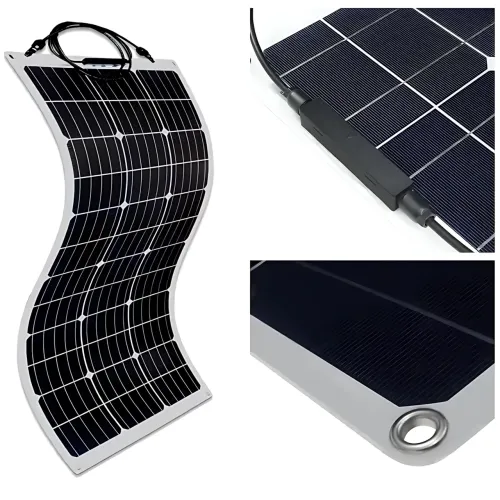 Гнучка монокристалічна панель 100W, портативна сонячна панель Flexible panel 100W, 595 х 925 х 2.6 мм - фото 5