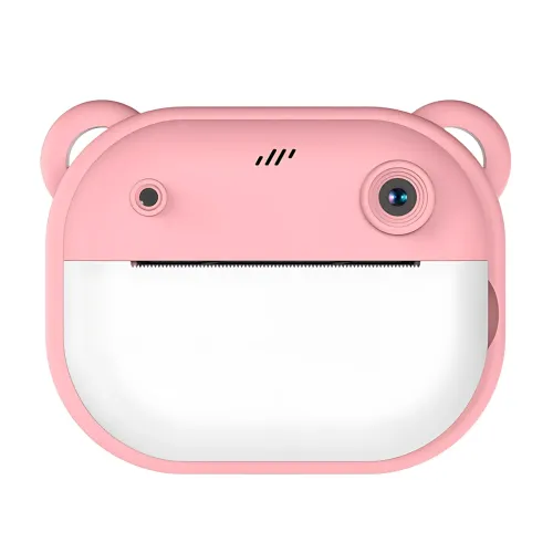 Детская цифровая камера мгновенной печати Children's Printing Camera Y600, 2 камеры, детская камера, розовый - фото 2