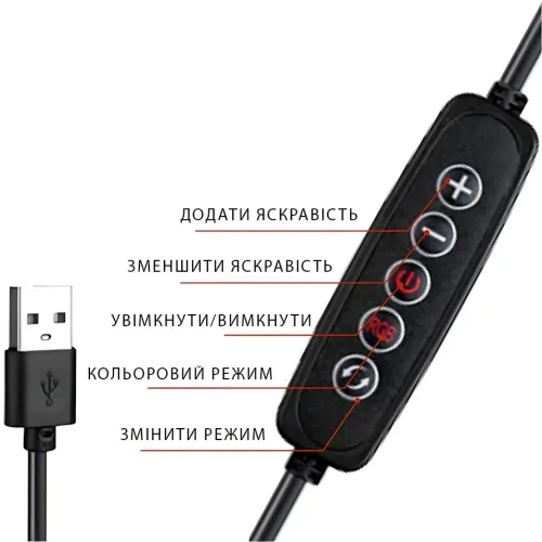Напольная LED-лампа, угловой умный USB светильник с RGB-подсветкой, пультом управления - фото 5