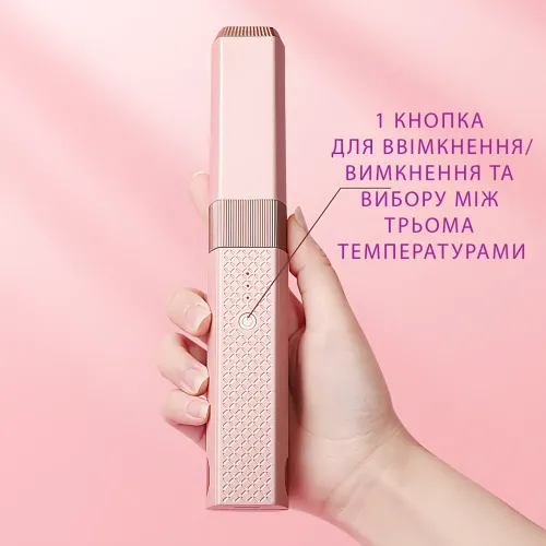 Беспроводная плойка-выпрямитель LSM-637 с керамическим покрытием и 3 режимами нагрева, розовый - фото 6