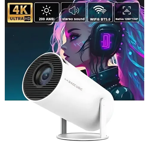 Проектор M300 MAX/HY300 с играми, джойстиками, Android 11 и картой microSD 64GB - фото 8