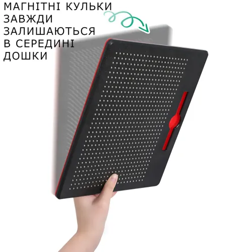 Магнитный планшет Magpad 1763-1, магнитная доска со стилусом для рисования магнитами, 380 магнитов - фото 4