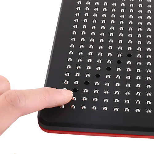 Магнитный планшет Magpad 1763-1, магнитная доска со стилусом для рисования магнитами, 380 магнитов - фото 3