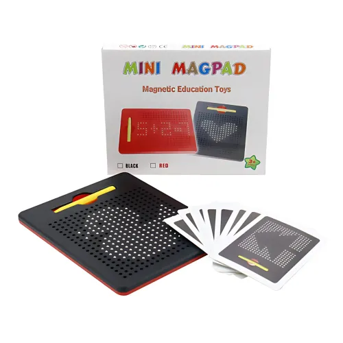Магнитный планшет Magpad 1763-1, магнитная доска со стилусом для рисования магнитами, 380 магнитов - фото 9
