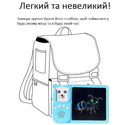 Планшет интерактивный ART-0279 для изучения английского языка с LCD доской для рисования 255 карточек 510 слов - фото 7