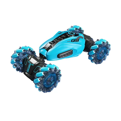 Машинка-перевертыш Toy car AND 2277-3B с LED-подсветкой, паром и звуковыми эффектами, 2 пульта д/у - фото 2