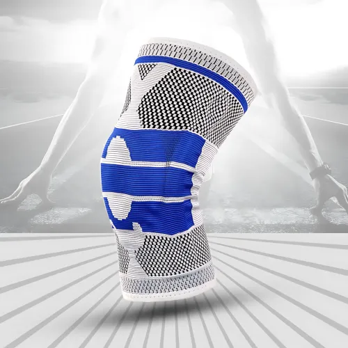 Активный бандаж коленного сустава, коленный ортез KNEE SUPPORT динамический бандаж с силиконовым кольцом - фото 8