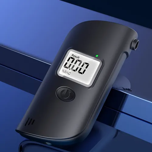 Алкотестер LCD AND HA-170 с фонариком, 0-200 мг/100 мл, полупроводниковый датчик, питание от 3 батареек АА - фото 8