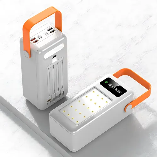 Повербанк AND YM-635CX на солнечной батарее 50000 mAh с USB и встроенными кабелями - фото 9