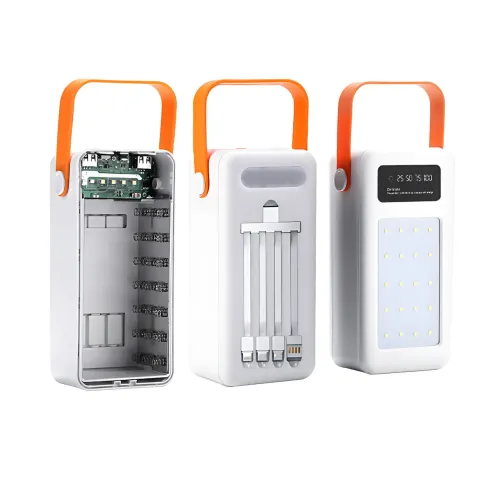 Повербанк AND YM-635CX на солнечной батарее 50000 mAh с USB и встроенными кабелями - фото 5