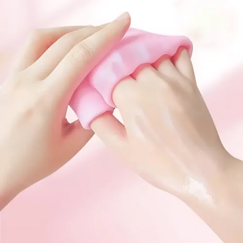 Косметические увлажняющие перчатки Spa Gel Gloves с гелевой пропиткой, СПА-перчатки - фото 3