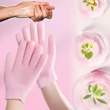 Косметические увлажняющие перчатки Spa Gel Gloves с гелевой пропиткой, СПА-перчатки