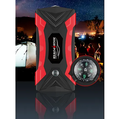Пуско-зарядное устройство JUMPSTARTER QY33, 12 В, 99800 мАh, 500 А, фонарь, зарядка для телефона - фото 7