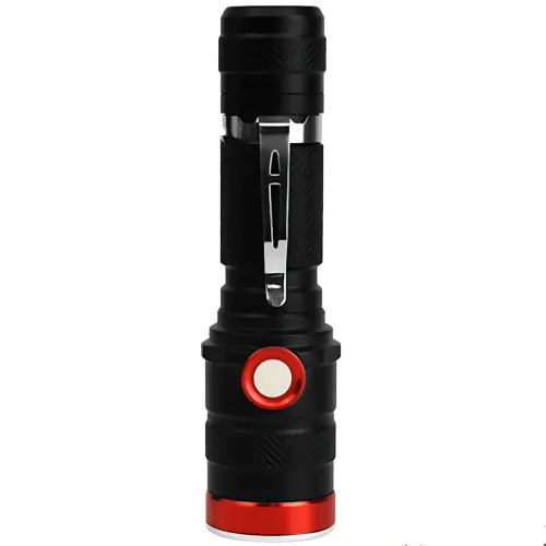 Фонарик ручной Bailong X-BAIL BL-736 T6, 1000 Лм – COB LED, Zoom, SOS, до 10 часов работы, черный - фото 7