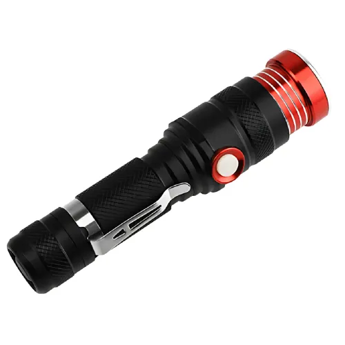 Фонарик ручной Bailong X-BAIL BL-736 T6, 1000 Лм – COB LED, Zoom, SOS, до 10 часов работы, черный - фото 8