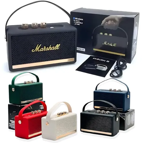 Портативна колонка MARSHALL l Killburn W4 – 5 Вт, Bluetooth 5.1, FM-радіо, TWS, до 5 годин роботи