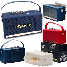 Портативная колонка MARSHALL l Killburn W4 – 5 Вт, Bluetooth 5.1, FM-радио, TWS, до 5 часов работы Синий