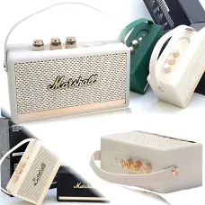 Портативная колонка MARSHALL l Killburn W4 – 5 Вт, Bluetooth 5.1, FM-радио, TWS, до 5 часов работы Бежевый