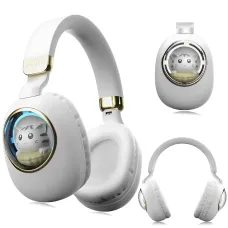 Детские беспроводные наушники ST862 A.B.C.D с Led-подсветкой, наушники TOY IN A CAPSULE